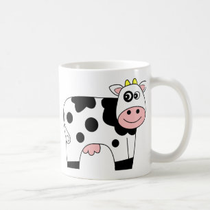 Caneca De Café Vaca bonito dos desenhos animados