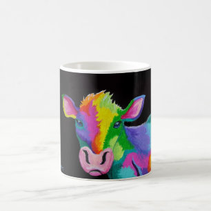 Caneca De Café Vaca colorida