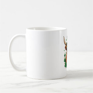 Caneca De Café Vaca das Terras Altas do Dia de São Patrício Vinta