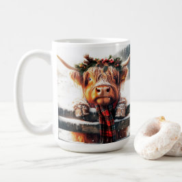 Caneca De Café Vaca de inverno na Highland Mug