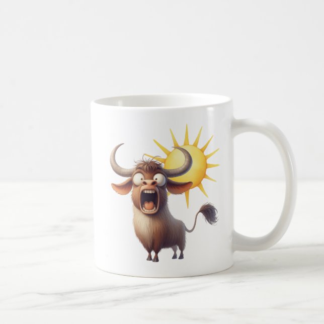 Caneca De Café Vaca de manhã - Ei, acordar! (Direita)