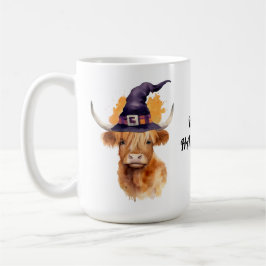 Caneca De Café Vaca do Halloween Highland 15 oz Classic Mug