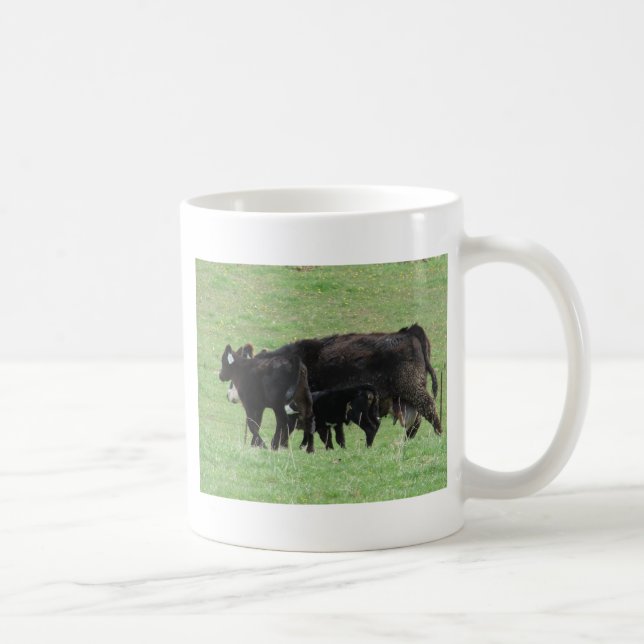Caneca De Café Vaca e Vitelos (Direita)