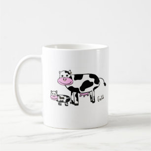 Caneca De Café Vaca Feliz