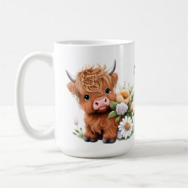 Caneca De Café Vaca Highland, Disias Coffee Mug Personalizado