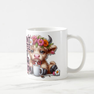 Caneca De Café Vaca Mal-humorada das Terras Altas