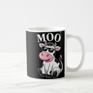 Caneca De Café Vaca Moo - Vaca Engraçada Fazendeiro Para Homens M