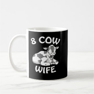 Caneca De Café Vaca Mooey Mormon LDS Engraçado 8 Vacas Esposa Mul