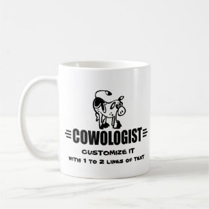 Caneca De Café Vaca Personalizada