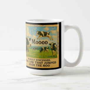 Caneca De Café Vaca Pulou o Moo – Carrinho de Fazenda Caprichoso 