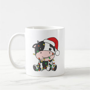 Caneca De Café Vacas de Natal de Inverno