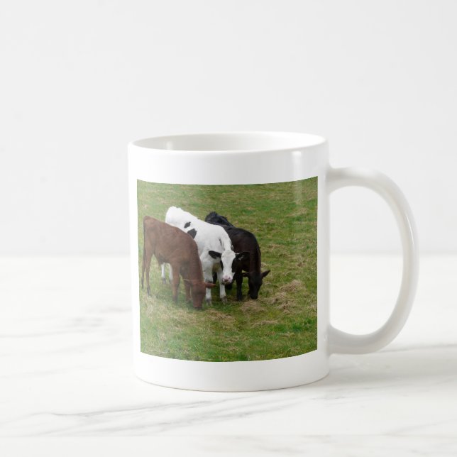 Caneca De Café Vacas de todas as cores (Direita)
