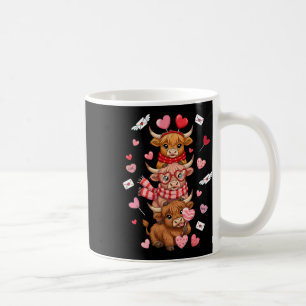 Caneca De Café Vacas ocidentais fofas do Dia dos Namorados com Co