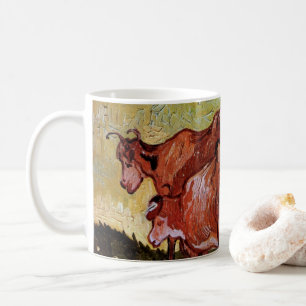 Caneca De Café Vacas (segundo Jordaens) por Vincent van Gogh