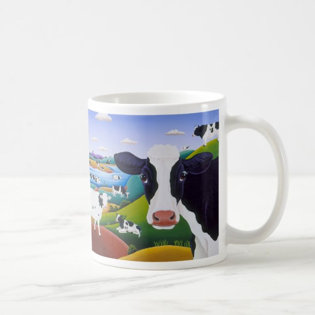 Caneca De Café Vacas, vacas, vacas (Direita)