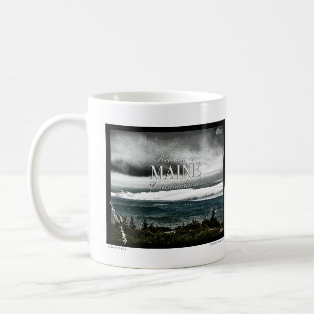 Caneca De Café Vacationland, Maine (Esquerda)