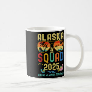 Caneca De Café Vacinação de cruzeiro Retro Alaska 2025 Familiares