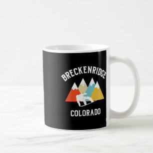 Caneca De Café Vacinação de Snowboard de Breckenridge Colorado So
