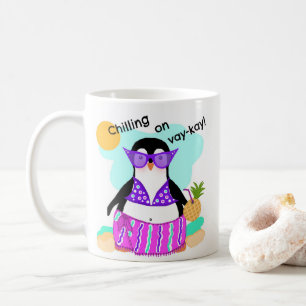 Caneca De Café Vacinação - MUG Penguin