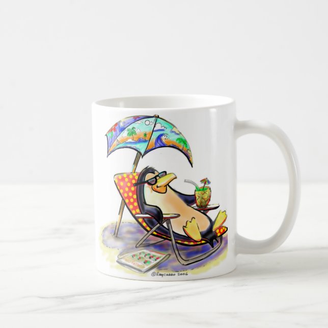 Caneca De Café vagabundo da praia (Direita)