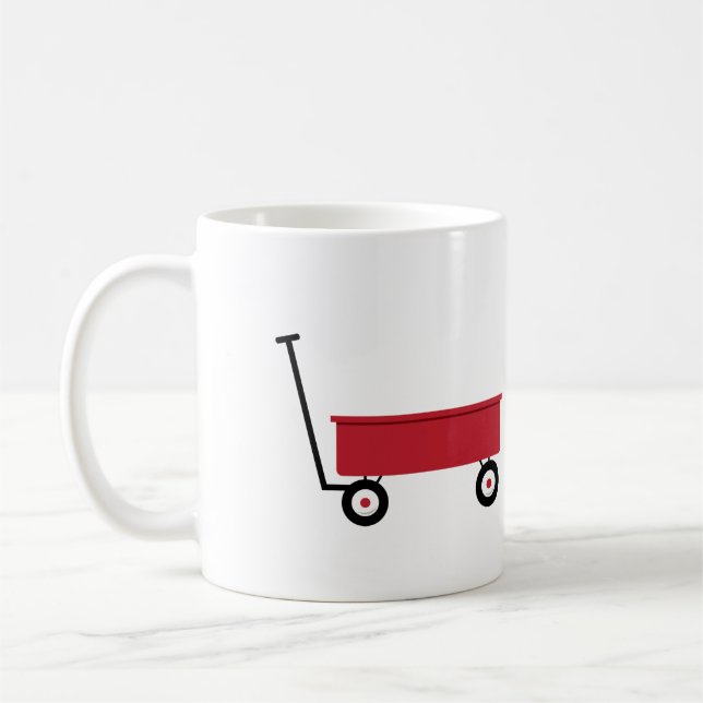 Caneca De Café Vagão Vermelho (Esquerda)