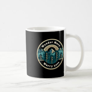 Caneca De Café Vague Mais Preocupe Menos Amantes de Caminhadas Mo