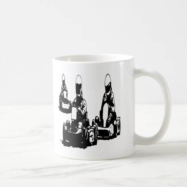 Caneca De Café Vai a competência de Kart (Direita)