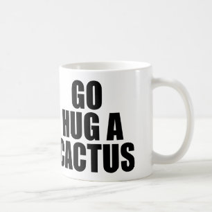 CANECA DE CAFÉ VAI O ABRAÇO UM CACTO