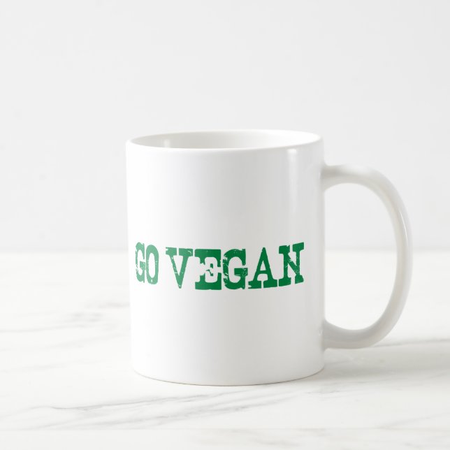 Caneca De Café Vai o Vegan (Direita)