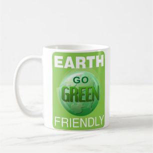 Caneca De Café Vai o verde seja terra amigável