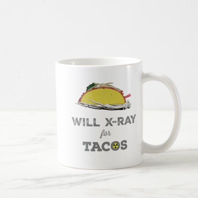 Caneca De Café Vai Tirar Raio-X por Tacos: Humor de Técnicos de R (Direita)