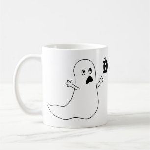 Caneca De Café Vaia! Desenhos animados Scared bonitos do fantasma