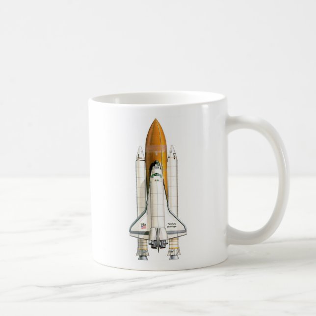 Caneca De Café Vaivém espacial mim, vaivém espacial II (Direita)
