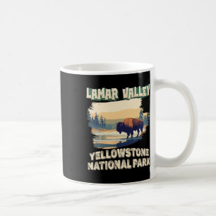 Caneca De Café Vale de Lamar Parque Nacional de Yellowstone Bison