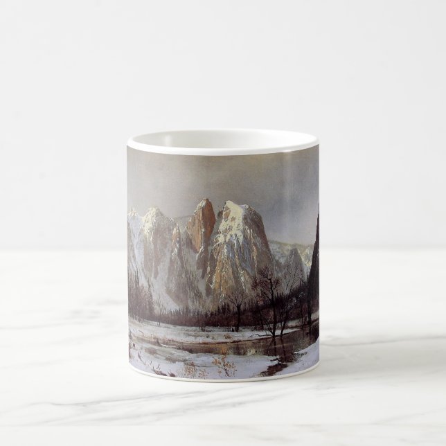 Caneca De Café Vale de Yosemite, Califórnia (Cathedral Rock) (Centro)
