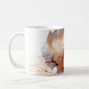Caneca De Café Vale do Splash. Luxo natural. Arte Real Oriental