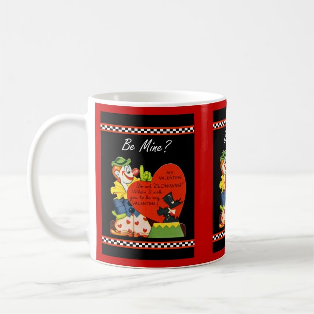 Caneca De Café Valentine Not Clowning Around Scottish Terrier (Esquerda)