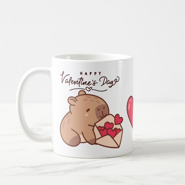 Caneca De Café  Valentine’s Day Love Mug (Esquerda)