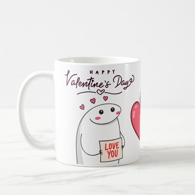 Caneca De Café Valentine’s Day Love Mug (Esquerda)