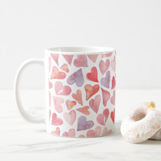 Caneca De Café Valentines Day Hearts Mug