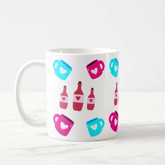 Caneca De Café Valentine's Day Mugs and Bottles  (Esquerda)