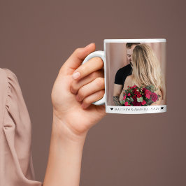 Caneca De Café  Valentine's Day Photo Couple Romantic Custom 
