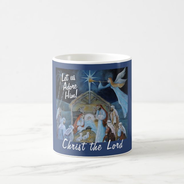 Caneca De Café Vamos Adorá-Lo! Cristo Senhor, Natividade (Centro)
