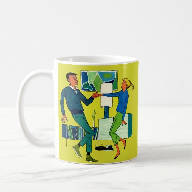 Caneca De Café Vamos dançar (Esquerda)