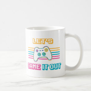 Caneca De Café Vamos de jogo - Estilo retrô