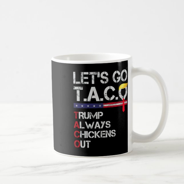 Caneca De Café Vamos Engraçado Vai Taco 19 (Direita)