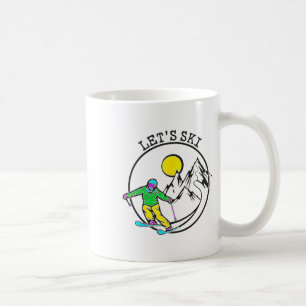 Caneca De Café Vamos Esquiar Coisas Legais de Esqui para Homens E
