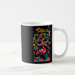 Caneca De Café Vamos Festa Mexicana Flamingo Rosa Cinco De Mayo A