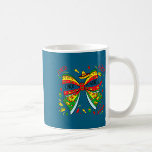 Caneca De Café Vamos festejar cinco de maio mexicano arco chapéu
