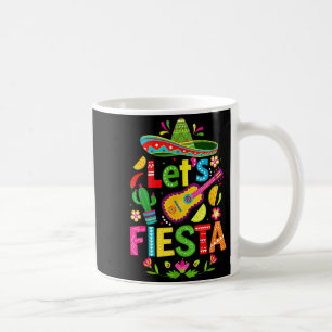 Caneca De Café Vamos festejar feliz cinco de maio sombrero mexica